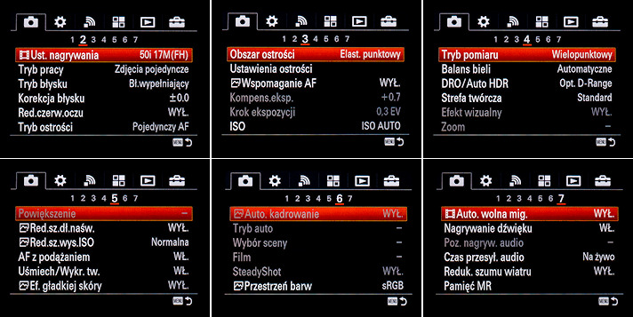 Как настроить sony. Меню настройки камеры. Настррйки автофокуса в Sony Alfa a7m3. Меню фотокамеры Sony размер изображения. Режимы Sony Alpha 7r4.