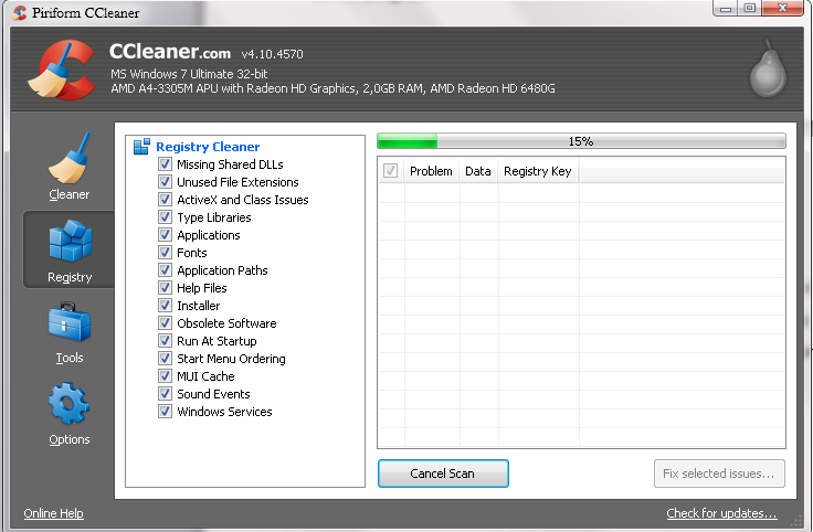 Picture control. Software and Utility. Asset Registry cache.