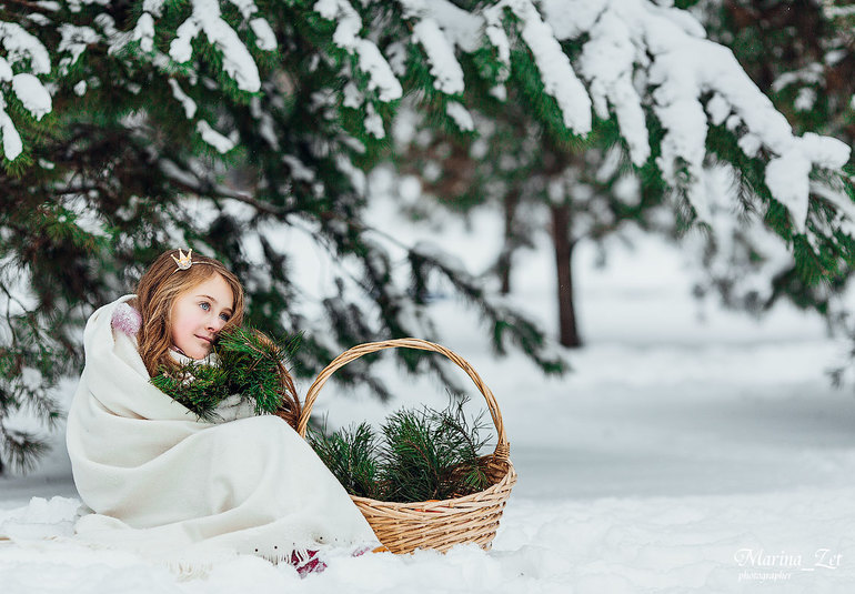 Реквизиты для фотосессии зимой