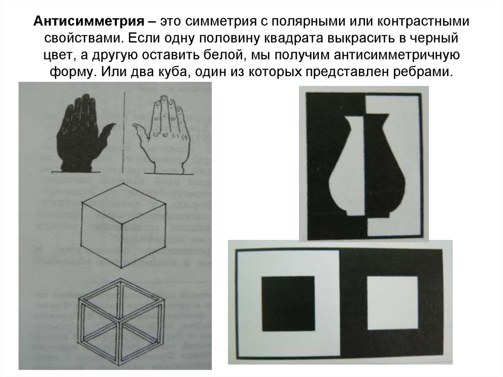 Диссимметрия рисунок из фигур