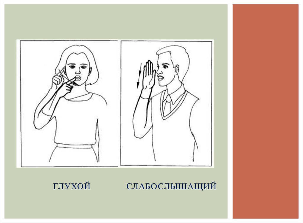 Язык жестов картинки для презентации