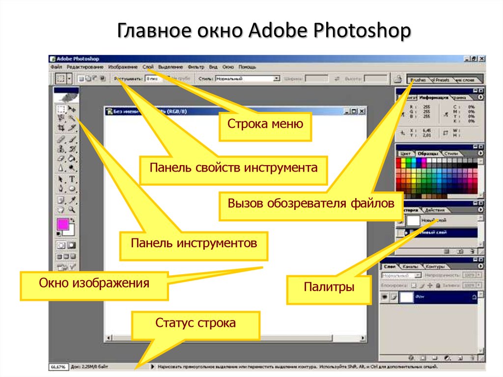 Как переключаться между проектами в фотошопе