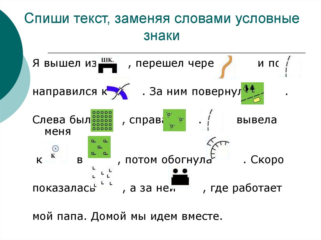 Изображение местности на чертеже в выбранном масштабе с помощью условных знаков