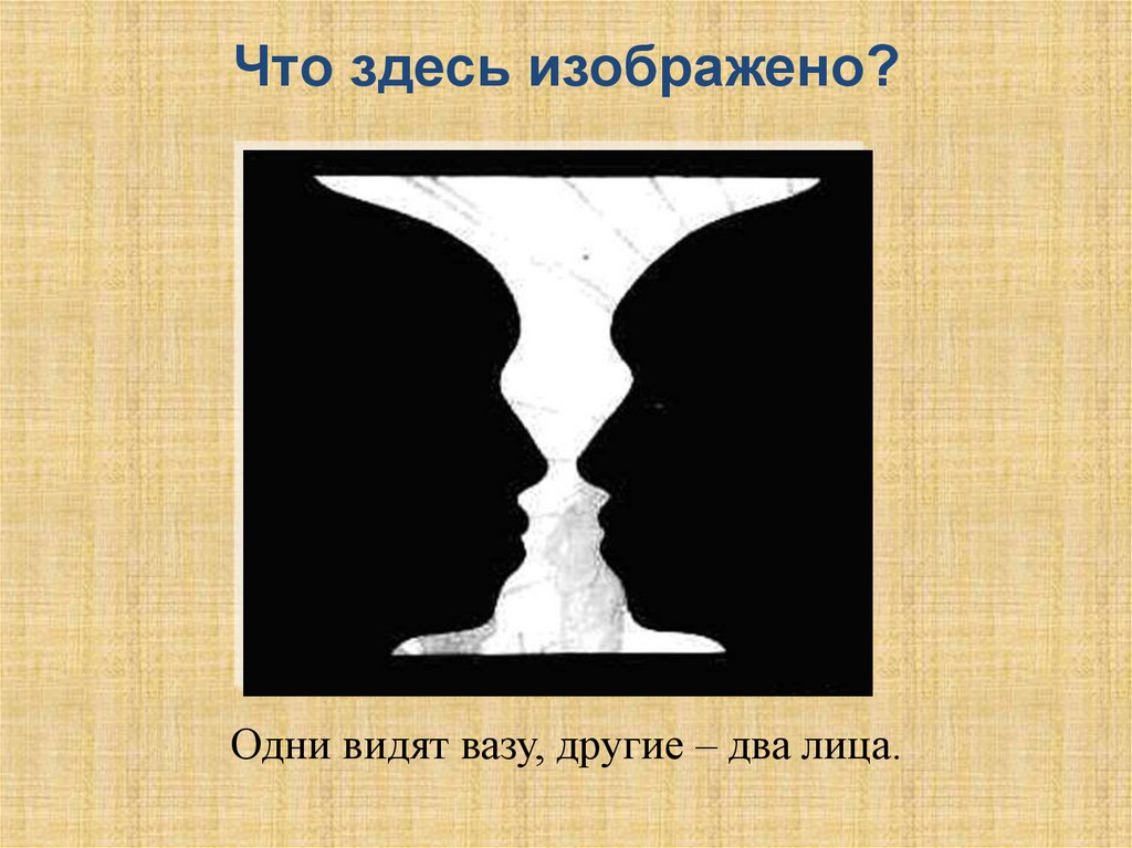 Как называется свойство восприятия позволяющее увидеть то что изображено на картинке