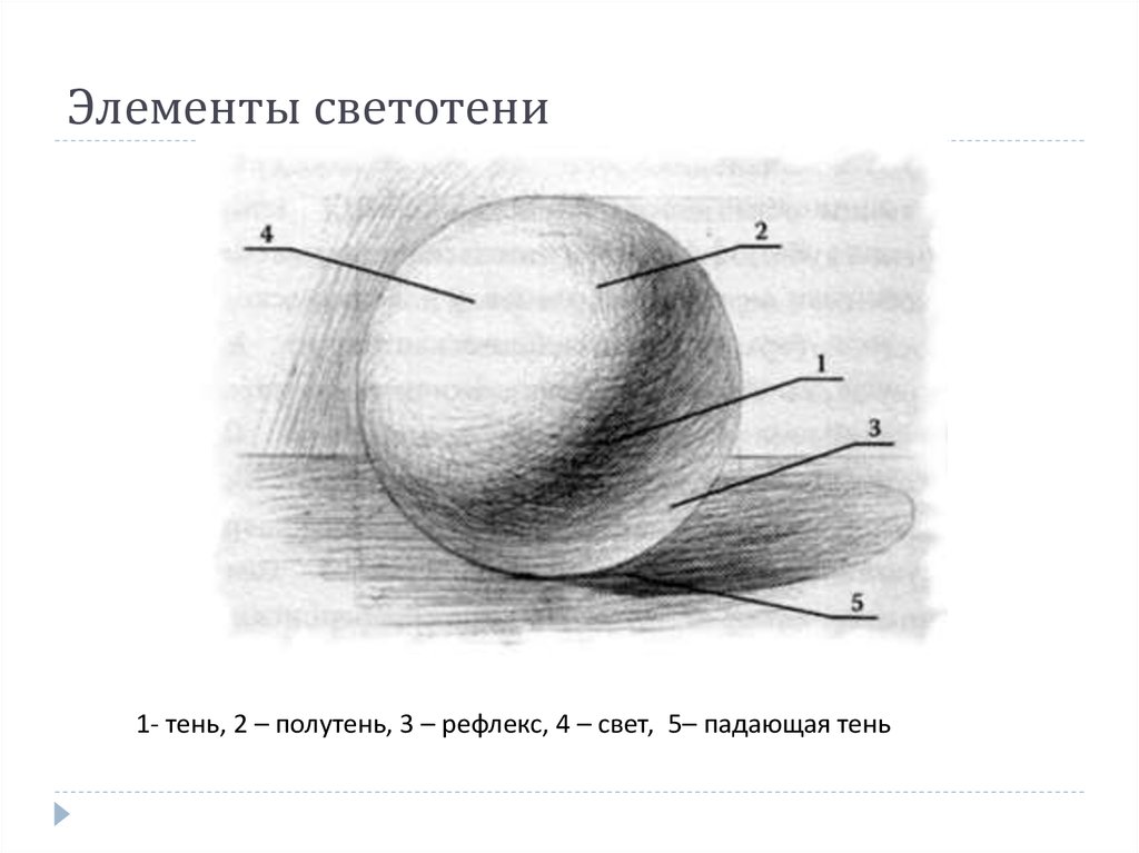 Светотень на рисунке