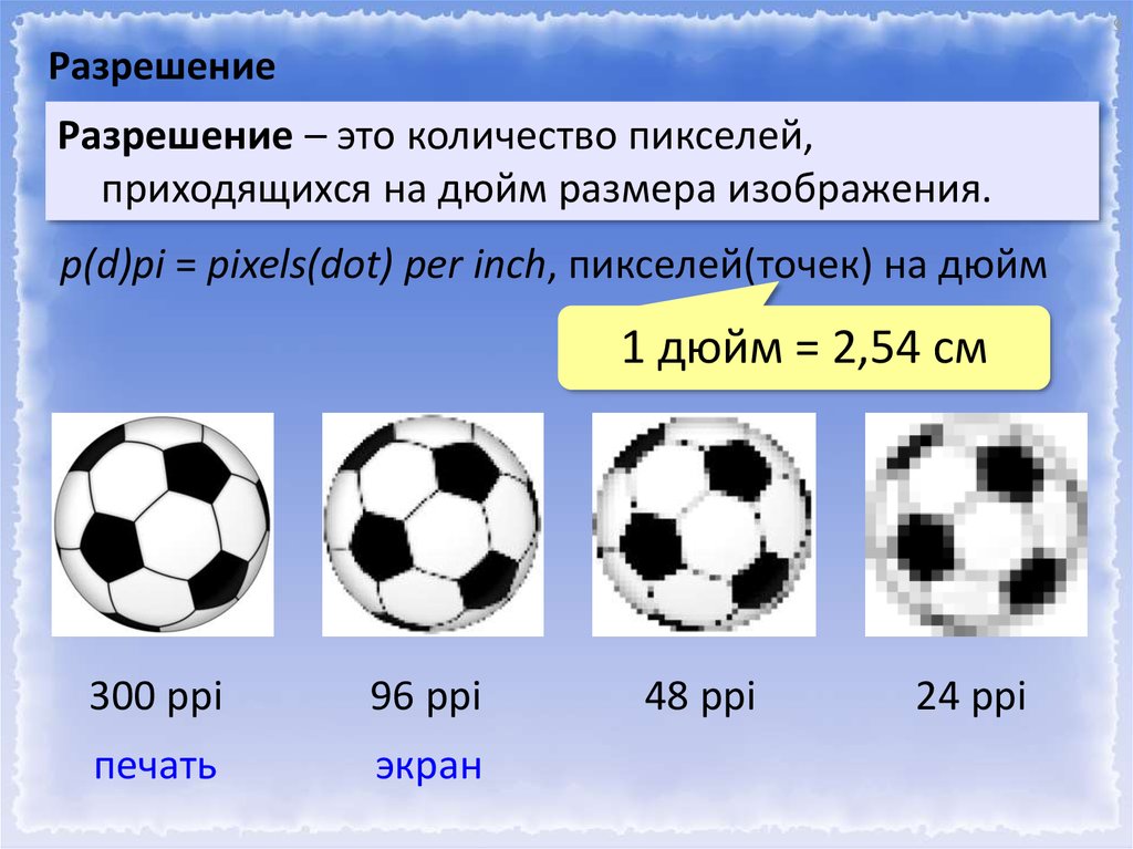 Определение количества пикселей на картинке