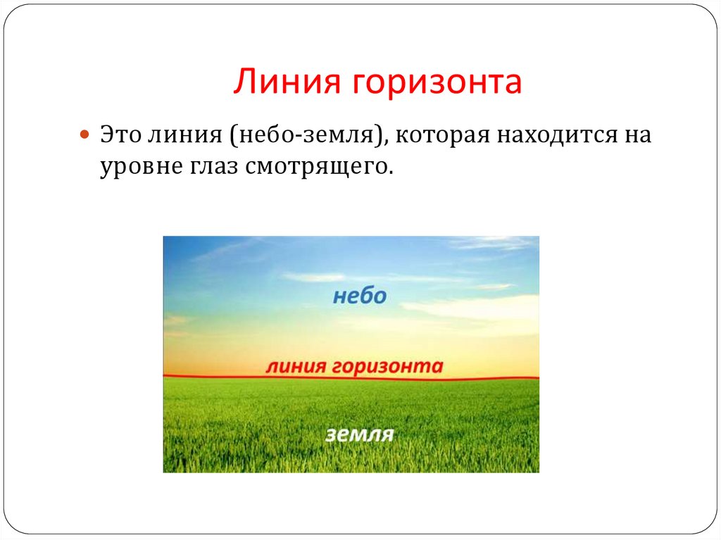 Где линия горизонта. Линия горизонта. Текст Горизонт 4 класс. Слово над горизонтом роль в предложении. Правильное название горизонта ээто линия между небом и землей.