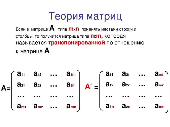 Матрица номер телефона. Строка и столбец в матрице. Определитель матрицы столбца.