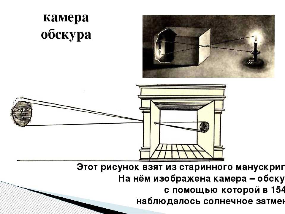 Чтобы получить изображение предмета при помощи малого отверстия