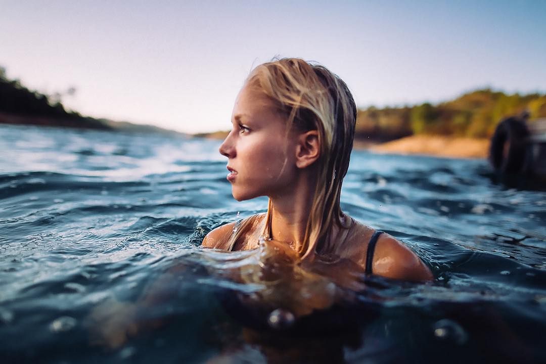 Фото в воде