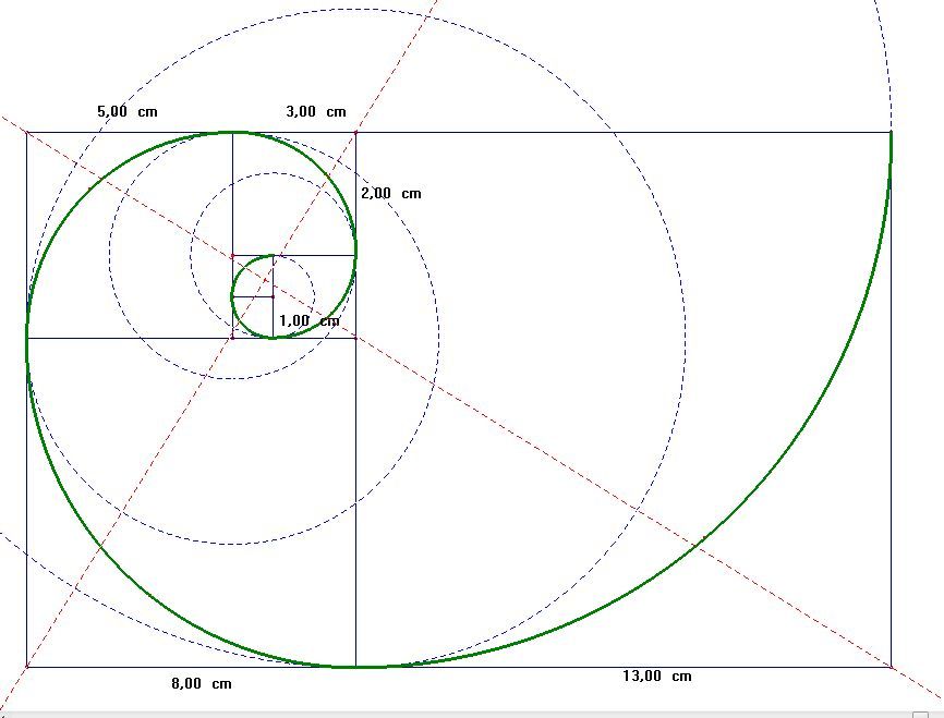 Золотой чертеж. Спираль Фибоначчи золотое сечение построение. Золотое сечение Фибоначчи чертеж. Золотая спираль Фибоначчи. Спираль золотого сечения построение.