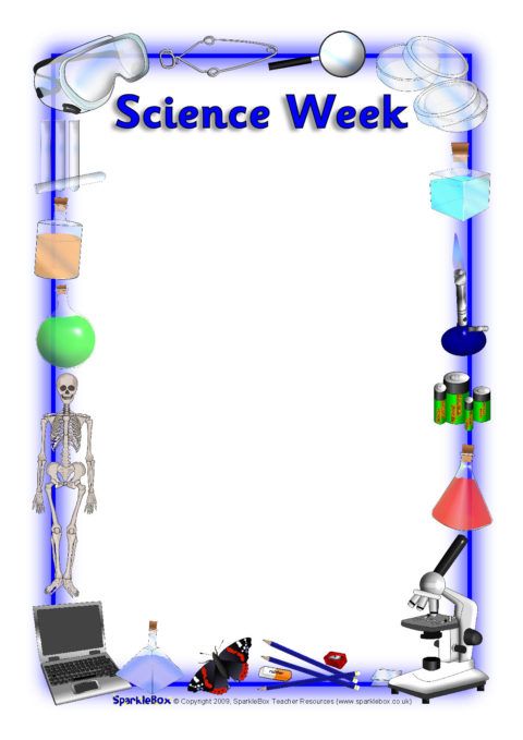 Наука рамка для презентации
