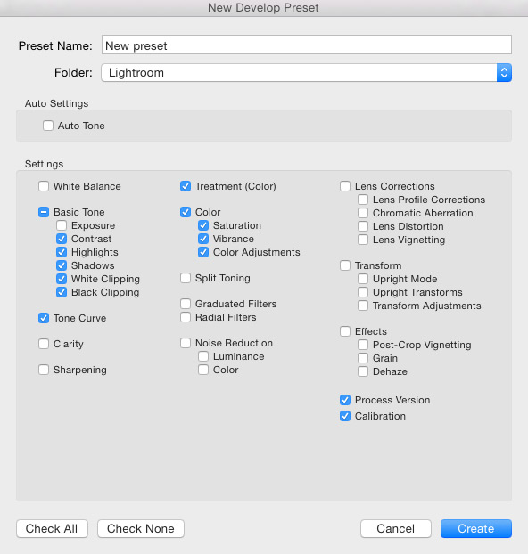 Где хранятся пресеты lightroom mac os