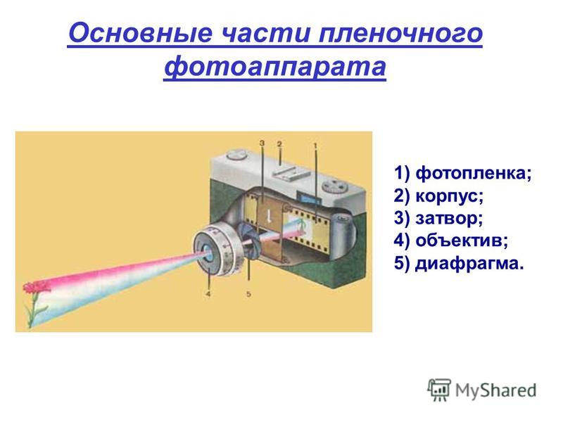 Пленочный фотоаппарат схема