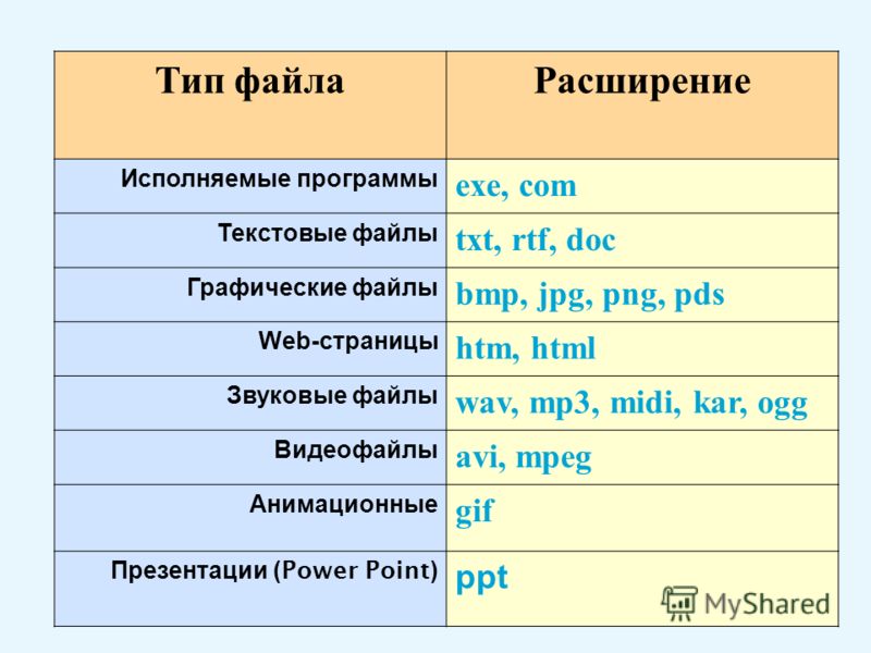 Выберите из предложенного списка графические файлы используются для хранения изображений выберите