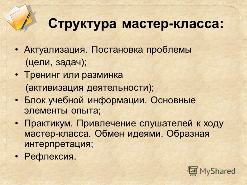 Что писал мастер. Структура мастер класса педагога детского сада. Структура мастер класса для педагогов. Структура написания мастер класса. Этапы проведения мастер-класса для педагогов.