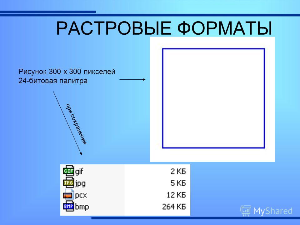 В каком формате векторное изображение