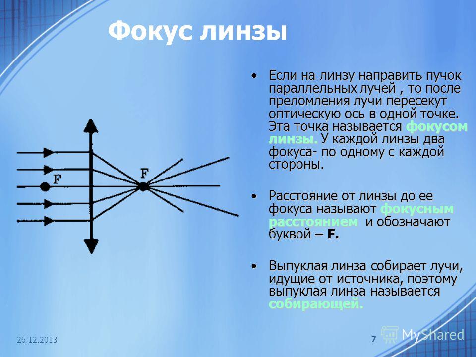 Фокус оси