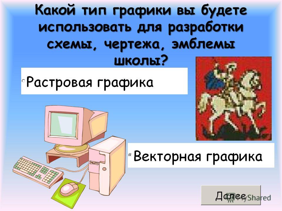 Какой тип графики вы будете использовать для разработки схемы чертежа эмблемы