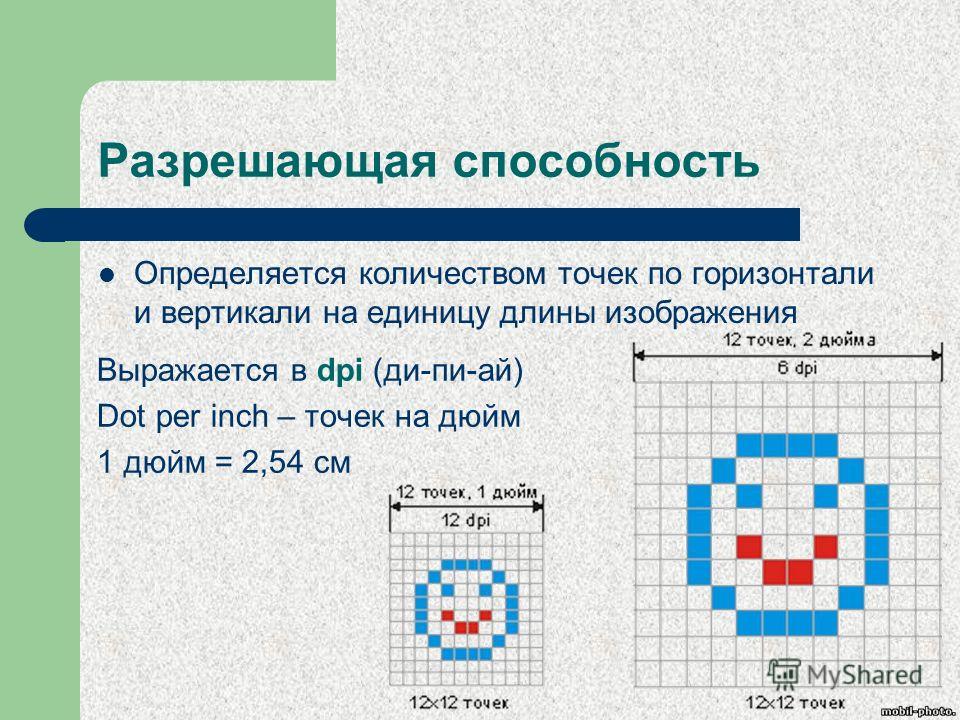 Растровые изображения формируются из точек различного цвета пикселей