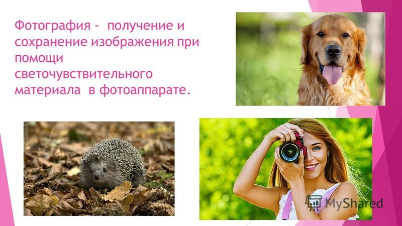 Роль фотографий