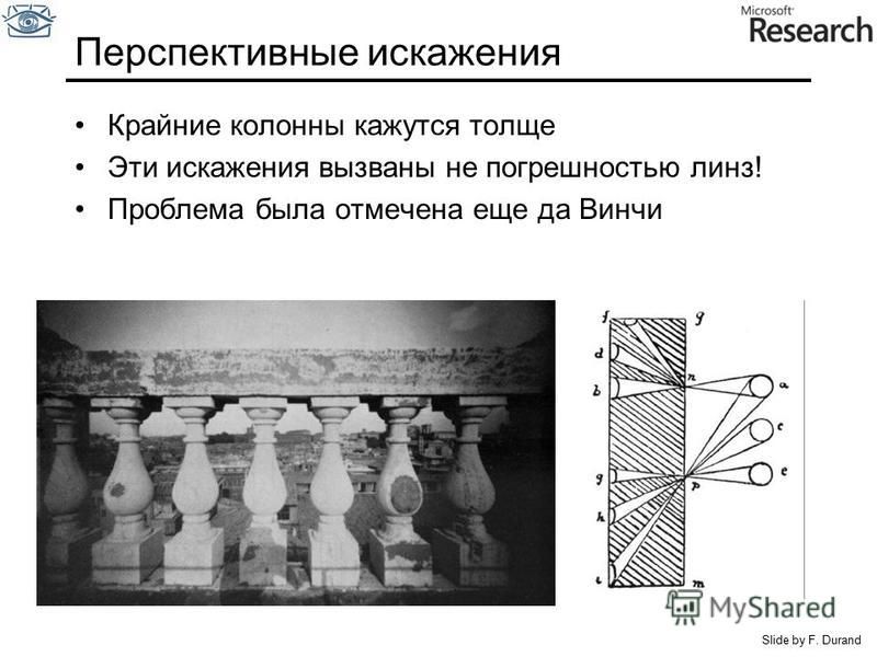 Перспективные искажения в фотографии