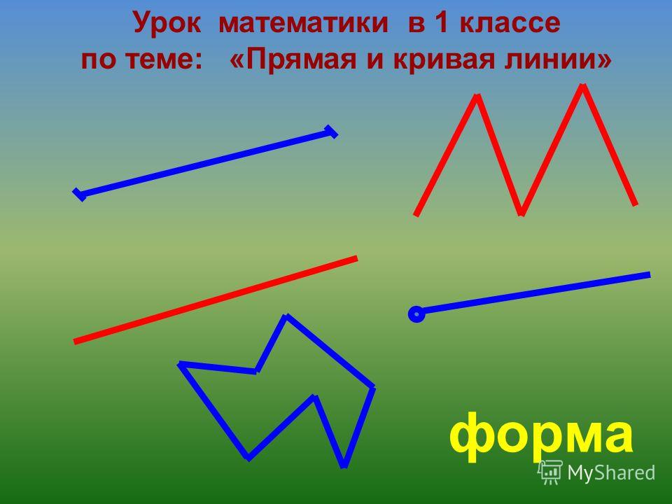 Ломаная линия урок презентация