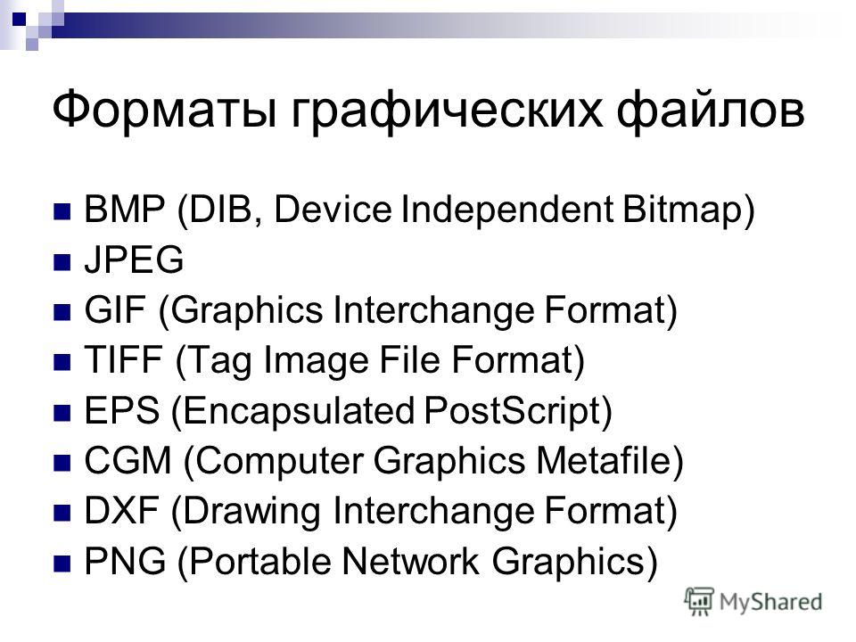 Расширение графических изображений