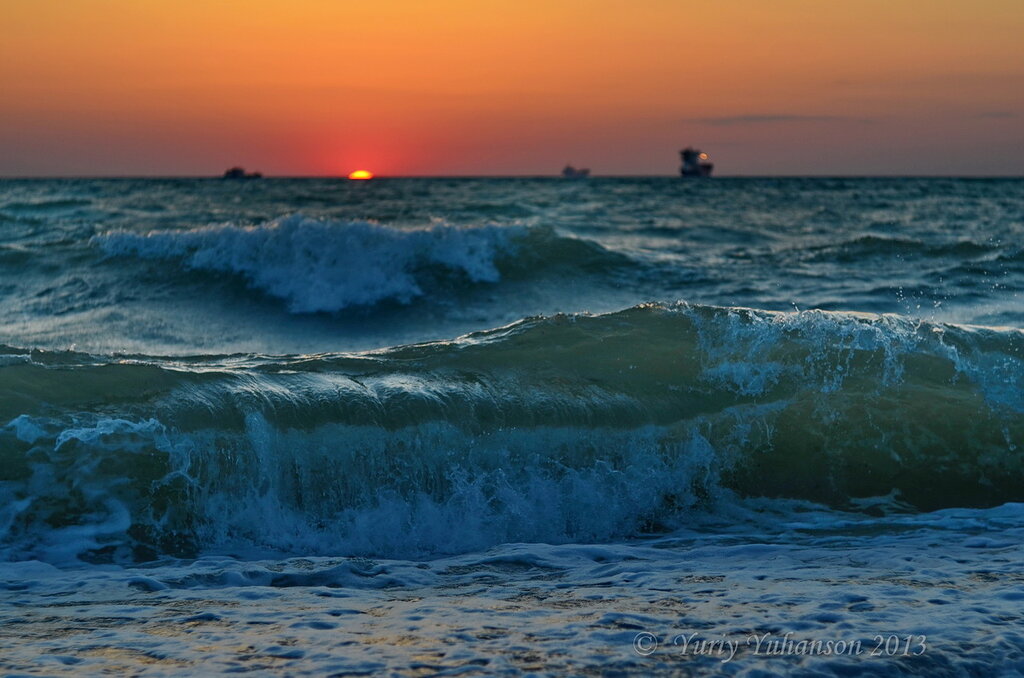 Ласковые волны море