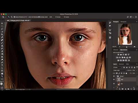Как выровнять тон кожи в фотошопе