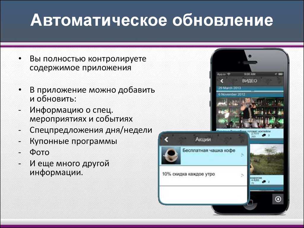 Приложение для презентаций на телефон. Приложение для презентаций. Презентация мобильного приложения. Автоматическое обновление. Разработка интерфейса приложения.