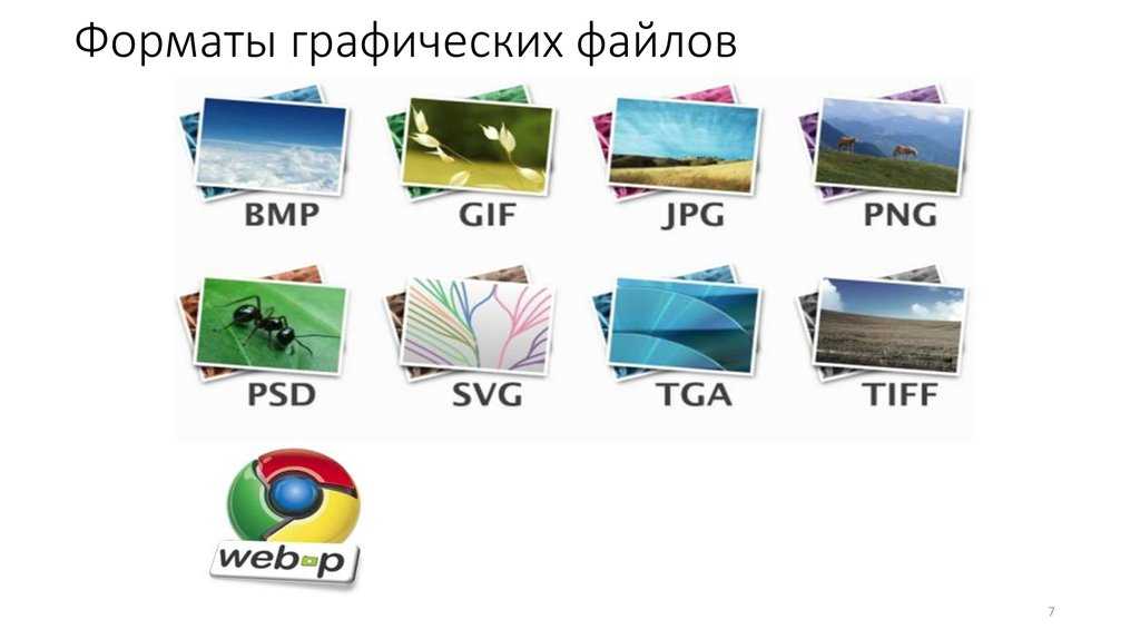 Форматы фотографий jpg и тд