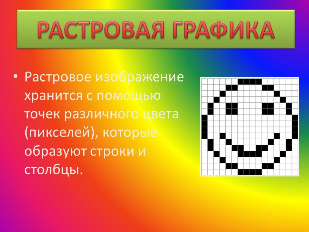 Растровые изображения что это такое