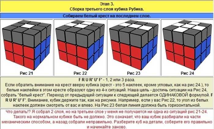 Собранного 3. Кубик Рубика схема сборки 3 слой. Формула сборки Креста кубика Рубика 3х3. Схема сборки третьего слоя кубика Рубика 3х3. Формулы для кубика Рубика 3х3 последний слой.