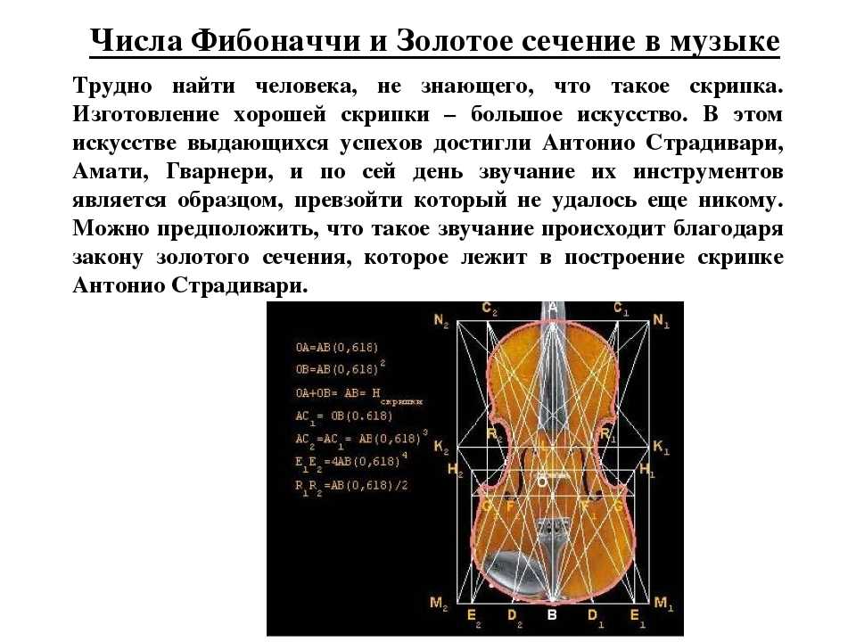 Проект по математике на тему числа фибоначчи