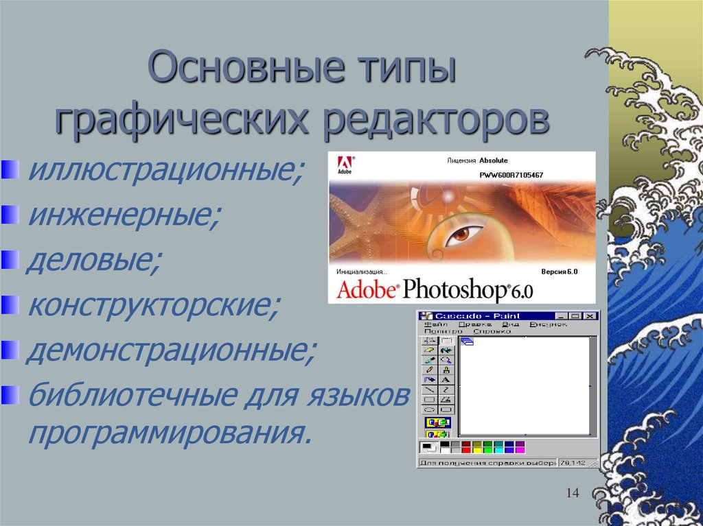 Какие примеры графических редакторов для растровых изображений вы можете привести