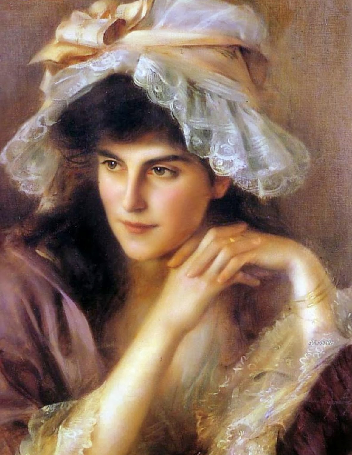 Известные портреты в живописи. Перуанский художник Albert Lynch (1851-1912.