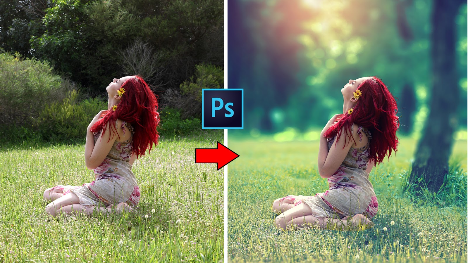 Photoshop размытие изображения