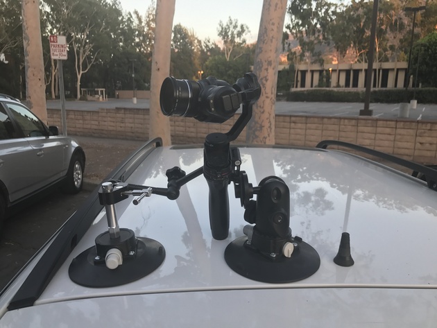 DJI Osmo X5 + Manfrotto Suction Cups. Июль 2017 года