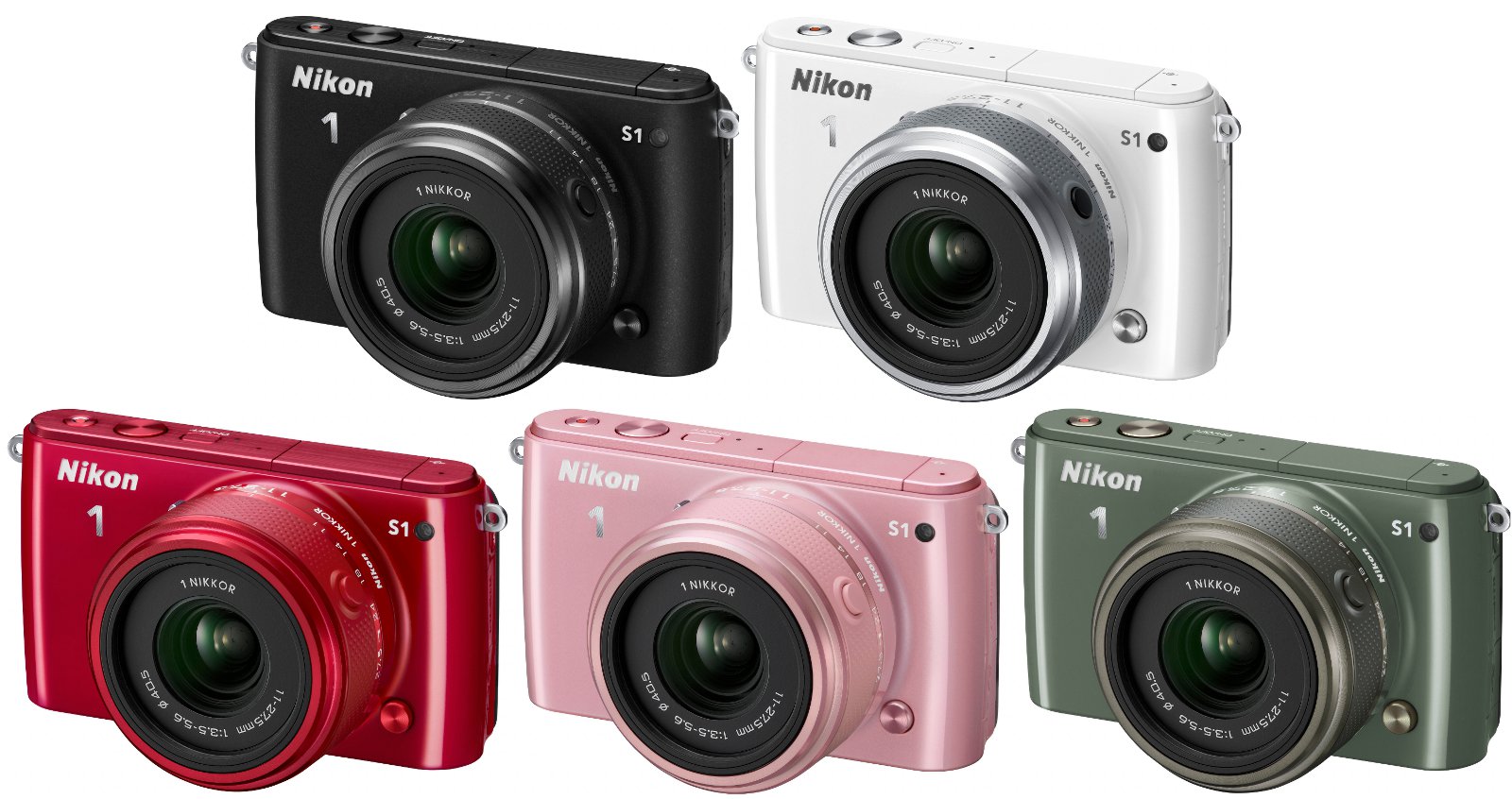 Nikon 1 S1 ассортимент цвета