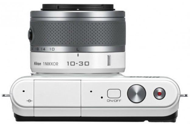 Nikon 1 S1 вид сверху белый цвет
