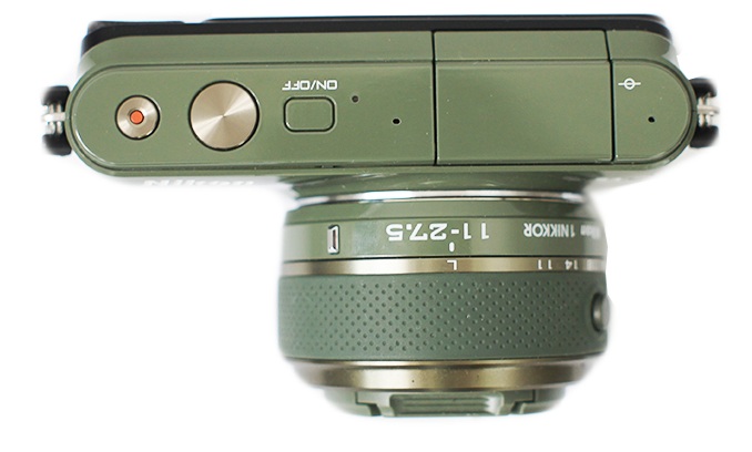 Nikon 1 S1 вид сверху зеленый цвет 