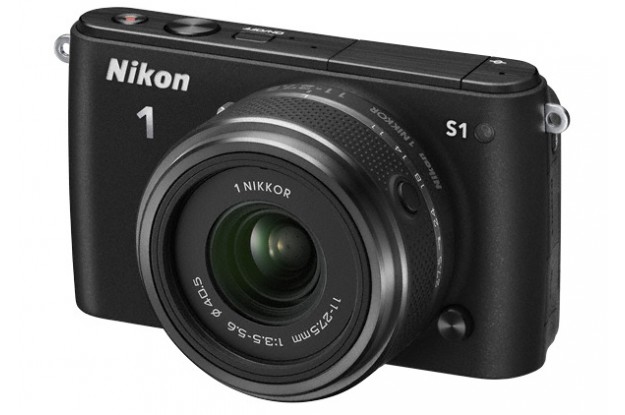 Nikon 1 S1 общий вид черный цвет 
