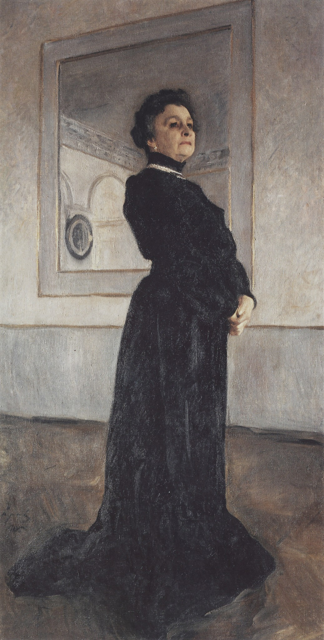 Портрет Ермоловой. В. Серов, 1905. Масло