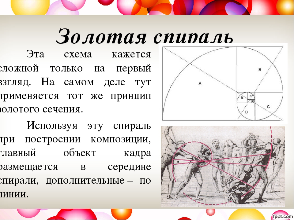 Принцип золотого. Спираль Фибоначчи построение. Спираль золотого сечения построение. Принц золотое сечение. Золотое сечение в композиции.