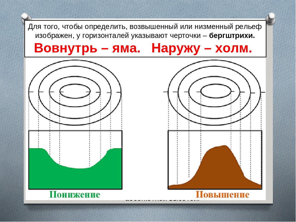 Условные линии на плане соединяющие точки с одинаковой абсолютной высотой