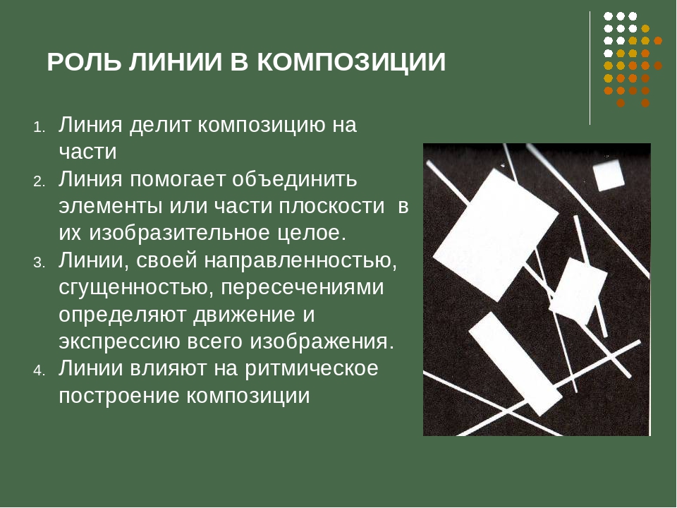 Лини роль. Основы композиции в конструктивных искусствах. Композиция из прямоугольников и линий. Принципы композиции в дизайне. Роль линии в композиции.