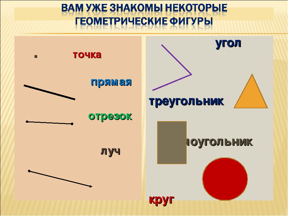 1 основные геометрические фигуры на плоскости отрезок определение сделайте рисунок