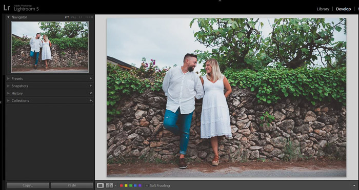 A screenshot showing how to batch edit in lightroom 