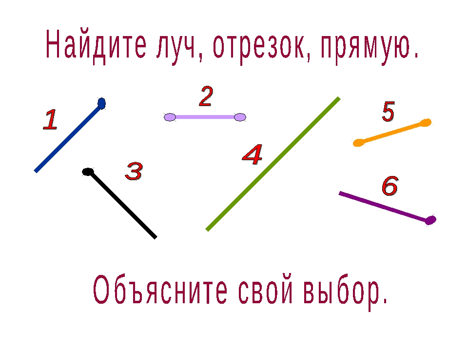 Луч отрезок прямая 5 класс презентация